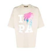 T-Shirts Palm Angels , Beige , Heren