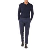 Chino broek met sartoriale details Mason's , Blue , Heren