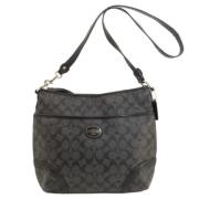 Pre-owned Canvas shoulder-bags Coach Pre-owned , Black , Dames