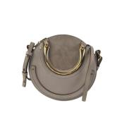 Pre-owned Leather handbags Chloé Pre-owned , Gray , Dames