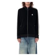 Cardigan met rits Moncler , Black , Heren