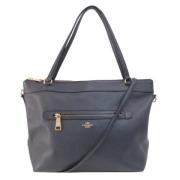 Pre-owned Leather totes Coach Pre-owned , Blue , Dames