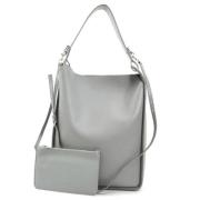 Pre-owned Leather balenciaga-bags Balenciaga Vintage , Gray , Dames