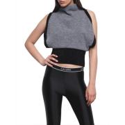 Grijze Hoge Hals Sweater Vest Gaëlle Paris , Gray , Dames