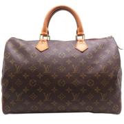 Pre-owned Fabric louis-vuitton-bags Louis Vuitton Vintage , Brown , Da...