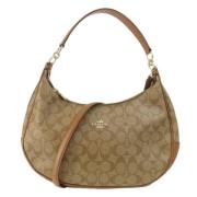 Pre-owned Canvas shoulder-bags Coach Pre-owned , Brown , Dames