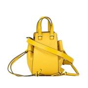 Pre-owned Leather handbags Loewe Pre-owned , Yellow , Dames