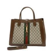 Pre-owned Fabric gucci-bags Gucci Vintage , Beige , Dames