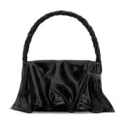 Stijlvolle Zwarte Leren Handtas Y/Project , Black , Dames