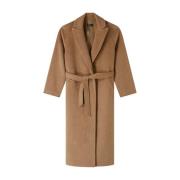 Harige Wol Kamelenjas Warm A.p.c. , Brown , Dames