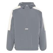 Grijze Nylon Anorak Jas Autry , Gray , Heren