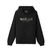 Zwarte trui met uniek ontwerp Gaëlle Paris , Black , Heren