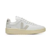 Witte Sneakers met Natuurlijke Accenten Veja , White , Dames