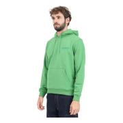 Groene Hoodie Antarctic Research Napapijri , Green , Heren