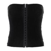 Stretch wolblend bodice Gimaguas , Black , Dames