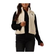 Teddy Love Blazer Gilet Pom Amsterdam , Beige , Dames