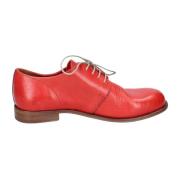 Vintage Leren Elegante Schoenen voor Vrouwen Moma , Red , Dames