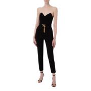 Jumpsuits Elisabetta Franchi , Black , Dames