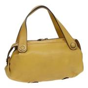 Pre-owned Leather shoulder-bags Loewe Pre-owned , Yellow , Dames