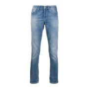 Stijlvolle Slim-Fit Jeans Dondup , Blue , Heren