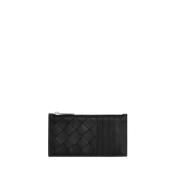 Zwart Zilveren Kaarthouder Bottega Veneta , Black , Heren