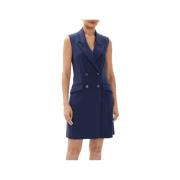 Blauwe Elegante Jurk met Sweetheart Halslijn Guess , Blue , Dames