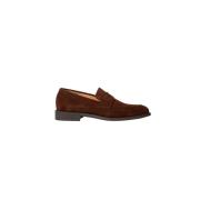 Bruine Suède Klassieke Mocassins Paul Smith , Brown , Heren