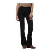 Flared Jeans voor Vrouwen Drykorn , Black , Dames