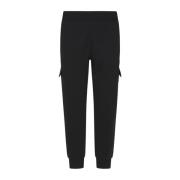 Zwarte Cargo Broek Stijlvol Model Moose Knuckles , Black , Heren