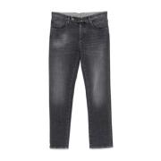 Slim Fit Grijze Denim Jeans Incotex , Gray , Heren