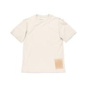 Katoenen T-shirt met korte mouwen en logo Philippe Model , Beige , Her...