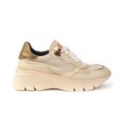 Suède sneakers voor vrouwen Hispanitas , Beige , Dames