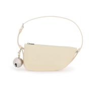 Mini Shield Schoudertas Burberry , White , Dames