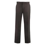 Katoenmix broek met achterzakken Dickies , Brown , Heren