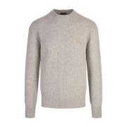 Luxe Cashmere Grijze Trui Ermenegildo Zegna , Gray , Heren