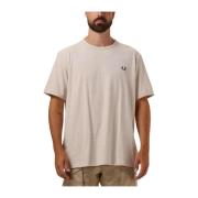 Heren Polo & T-shirt Ringer Tee Fred Perry , Beige , Heren