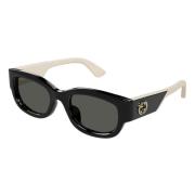 Cat-eye zonnebril met Web detail Gucci , Black , Dames