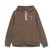 Geruit Patroon Hoodie Trui Polo Ralph Lauren , Brown , Heren