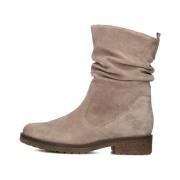 Beige Enkellaarzen voor Stijlvolle Herfst Gabor , Beige , Dames