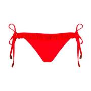 Solide Mini Bikini Broekje met Zijbanden voor Dames Vilebrequin , Red ...