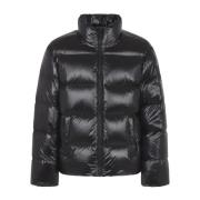 Zwarte Kings Puffer Jas Moose Knuckles , Black , Heren