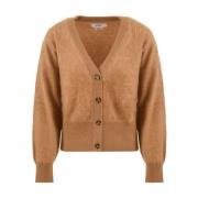 Bruine Cardigan Sweater Model Hazal Notshy , Brown , Dames