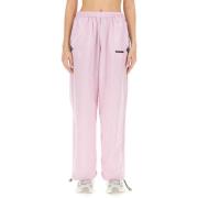 Logo Joggingbroek Regular Fit Nylon Barrow , Pink , Unisex