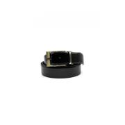 Omkeerbare Leren Riem Blauw Zwart John Richmond , Black , Heren