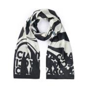 Stijlvolle Foulard Sjaal Braccialini , Black , Dames