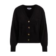 Zwarte Cardigan Sweater Model 44503015C Notshy , Black , Dames