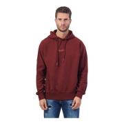 Heren hoodie met achterlogo Disclaimer , Red , Heren