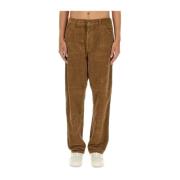 Katoenen Coventry Broek Carhartt Wip , Brown , Heren