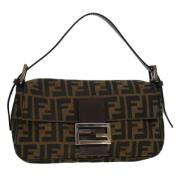 Pre-owned Canvas fendi-bags Fendi Vintage , Brown , Dames