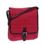 Pre-owned Canvas fendi-bags Fendi Vintage , Red , Dames